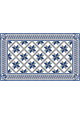 Tapis Vinyle Carreaux de Ciment Marguerite - Ciment Factory