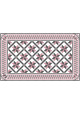 Tapis Vinyle Carreaux de Ciment Marguerite - Ciment Factory