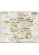 Tapis Vinyle Carte Scolaire Vidal Lablache n°9 - France - Provinces - Ciment Factory